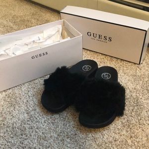 Fuzzy slide ons